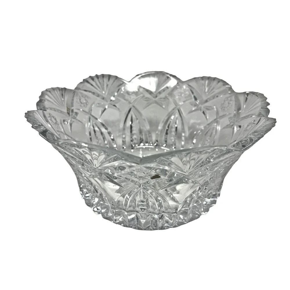 Cristal D’ Arques J.G. Durand Large Crystal Centerpiece Bowl New in Box